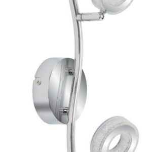 Kinkiet VINOLA chromowany biały LED 2x5W wym:16x34x9cm IP20 Candellux 924424 Kinkiet VINOLA chromowany biały LED 2x5W wym:16x34x9cm IP20 Candellux 924424