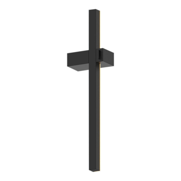 Kinkiet VISION czarny LED 1x4W 320lm wym:30x15x4,5cm IP20 Milagro 828905