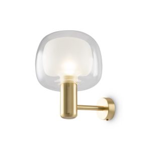 Kinkiet VISION szklany klosz góra złoty 1xE14x60W IP20 Maytoni 187496 Kinkiet VISION szklany klosz góra złoty 1xE14x60W IP20 Maytoni 187496