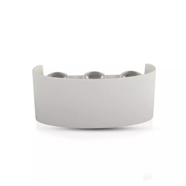 Kinkiet VT-846 biały LED 1x6W 630lm wym:4x17x8cm IP54 V-TAC 834946