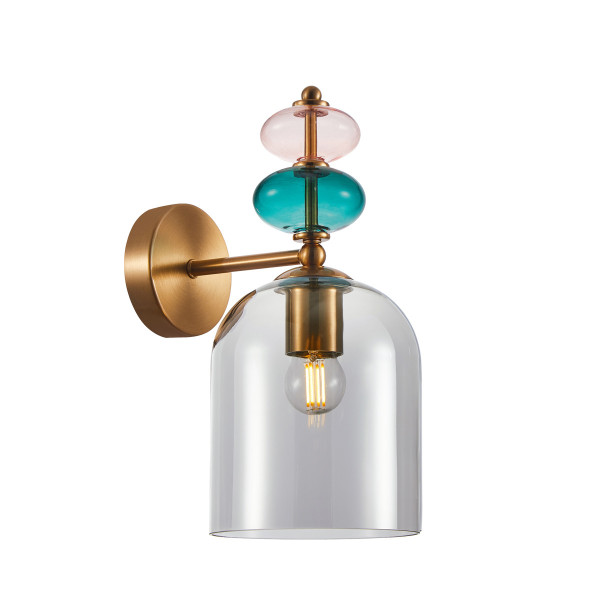 Kinkiet wielokolorowy BUSCO 1xE27x40W wym:34x14,5x20cm IP20 Italux 835466