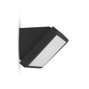 Kinkiet zewnętrzny 8055 45 stopni czarno-biały LED 1x20W 2045lm IP65 V-TAC 895902