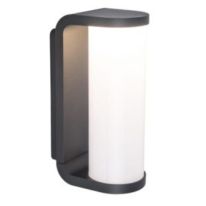 Kinkiet zewnętrzny ADALYN antracytowo-biały LED 1x10W 600lm IP44 Lutec 1016687