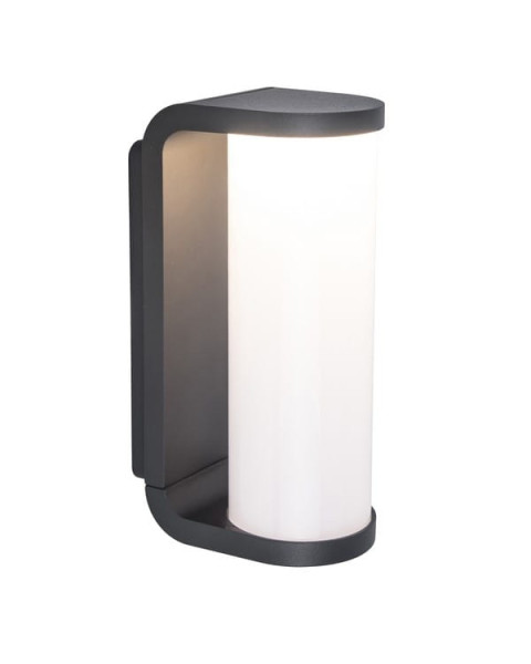 Kinkiet zewnętrzny ADALYN antracytowo-biały LED 1x10W 600lm IP44 Lutec 1016687