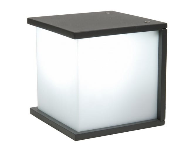 Kinkiet zewnętrzny antracyt BOX CUBE 1xE27x60W IP44 Lutec 1017048