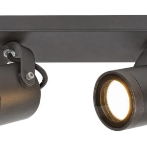 Kinkiet zewnętrzny antracyt Elva 2xGU10x35W IP44 Rabalux 898880