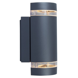 Kinkiet zewnętrzny antracyt FOCUS 2xGU10x35W IP44 Lutec 233282