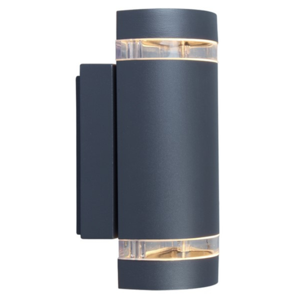 Kinkiet zewnętrzny antracyt FOCUS 2xGU10x35W IP44 Lutec 233282