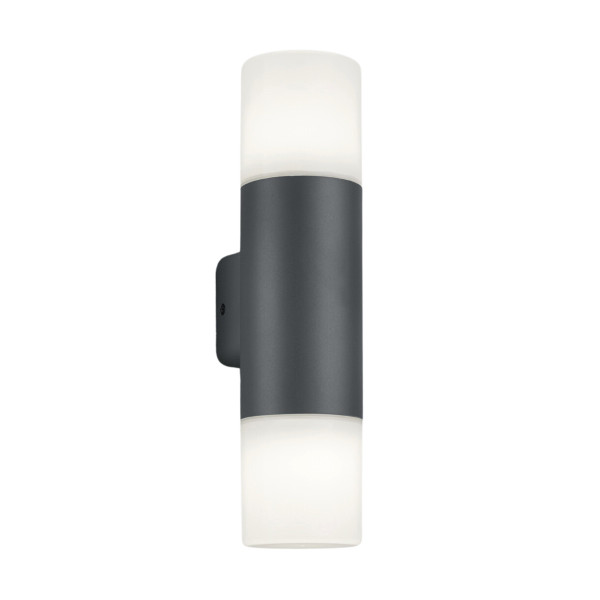 Kinkiet zewnętrzny antracyt HOOSIC 2xE27x28W IP44 Trio 895862