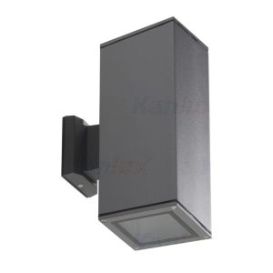Kinkiet zewnętrzny antracyt LART 2xE27x60W IP54 Kanlux 895891