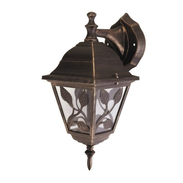 Kinkiet zewnętrzny antyczne złoto Haga 1xE27x100W IP44 Rabalux 962577