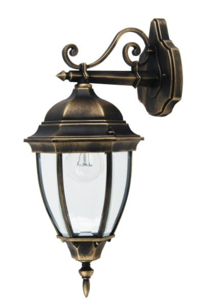 Kinkiet zewnętrzny antyczne złoto Toronto 1xE27x60W IP44 Rabalux 1017168