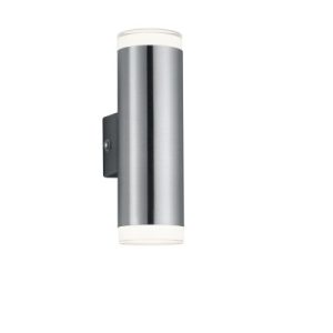 Kinkiet zewnętrzny ARACATI 3000K srebrno-biały LED 2x4W 340lm IP44 RL 898883 Kinkiet zewnętrzny ARACATI 3000K srebrno-biały LED 2x4W 340lm IP44 RL 898883