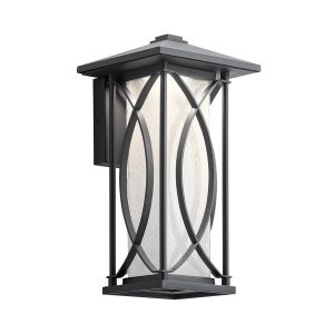 Kinkiet zewnętrzny Ashbern teksturowana czerń 1xE27x40W IP44 Quintiesse 1016884
