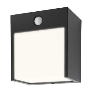 Kinkiet zewnętrzny Balimo z czujnikiem czarny LED 1x12W 560lm IP44 Rabalux 894825