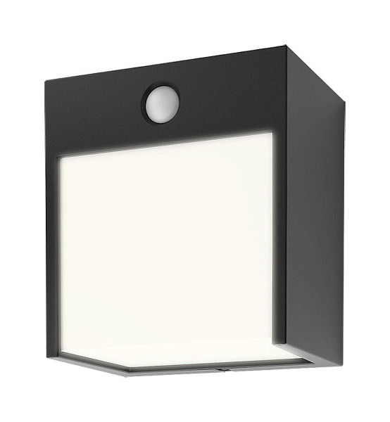 Kinkiet zewnętrzny Balimo z czujnikiem czarny LED 1x12W 560lm IP44 Rabalux 894825