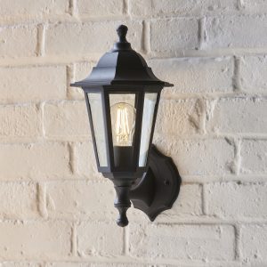Kinkiet zewnętrzny BAYSWATER latarnia czarno-przezroczysty 1xE27x60W Endon 1020071 Kinkiet zewnętrzny BAYSWATER latarnia czarno-przezroczysty 1xE27x60W Endon 1020071