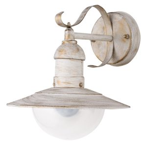 Kinkiet zewnętrzny biały antyczny Oslo 1xE27x60W IP44 Rabalux 232628 Kinkiet zewnętrzny biały antyczny Oslo 1xE27x60W IP44 Rabalux 232628