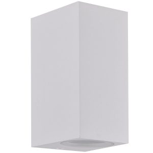 Kinkiet zewnętrzny biały BOSTON 2xGU10x10W IP44 Polux 894933 Kinkiet zewnętrzny biały BOSTON 2xGU10x10W IP44 Polux 894933