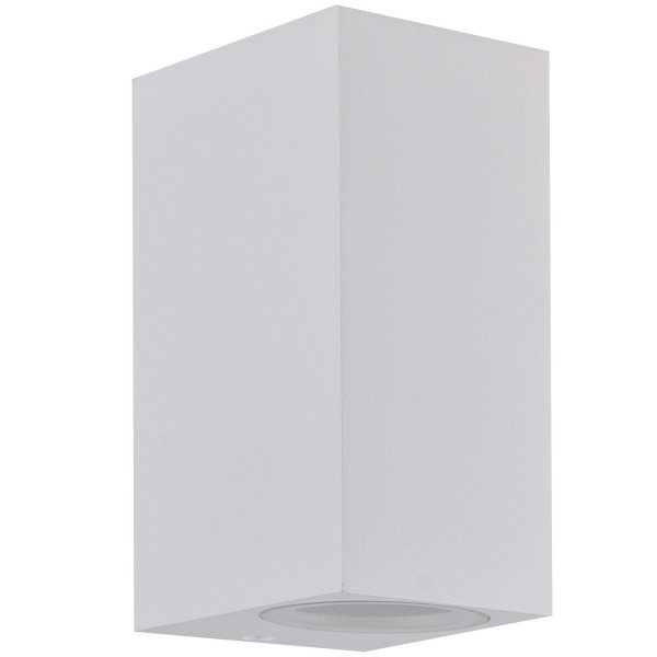 Kinkiet zewnętrzny biały BOSTON 2xGU10x10W IP44 Polux 894933
