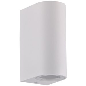 Kinkiet zewnętrzny biały BOSTON 2xGU10x10W IP44 Polux 894808 Kinkiet zewnętrzny biały BOSTON 2xGU10x10W IP44 Polux 894808