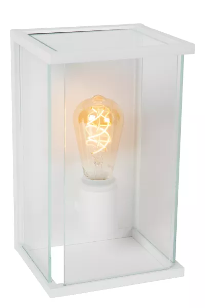 Kinkiet zewnętrzny biały CLAIRE 1xE27x15W IP54 Lucide 897803