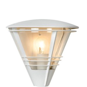 Kinkiet zewnętrzny biały transparentny LIVIA 1xE27x20W IP44 Lucide 232647 Kinkiet zewnętrzny biały transparentny LIVIA 1xE27x20W IP44 Lucide 232647