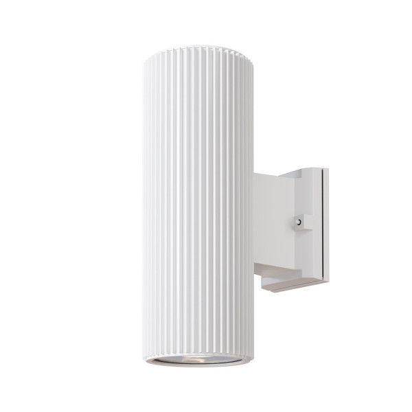 Kinkiet zewnętrzny biały transparentny RANDO 2xE27x60W IP54 Maytoni 895854