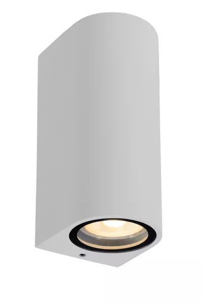 Kinkiet zewnętrzny biały ZARO 2xGU10x35W IP44 Lucide 897129