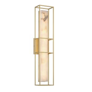 Kinkiet zewnętrzny BLAKLEY złoty LED 20W 3000K 970lm IP44 Quintiesse 1016916 Kinkiet zewnętrzny BLAKLEY złoty LED 20W 3000K 970lm IP44 Quintiesse 1016916