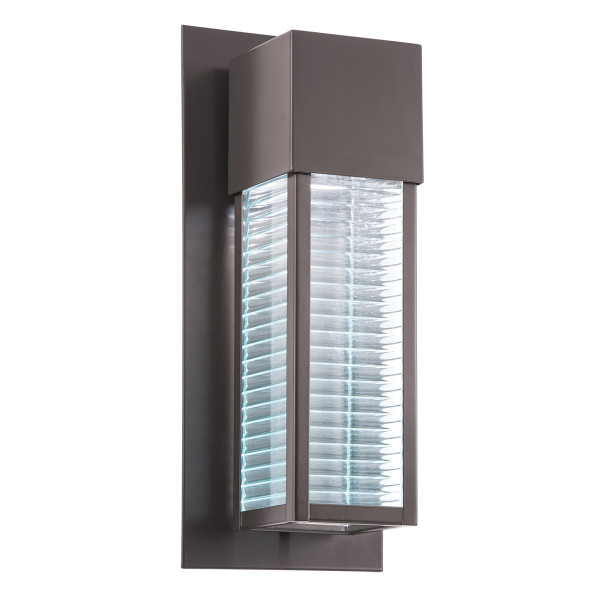 Kinkiet zewnętrzny brąz architektoniczny Sorel 1xGU10x8W IP44 Kichler 232581