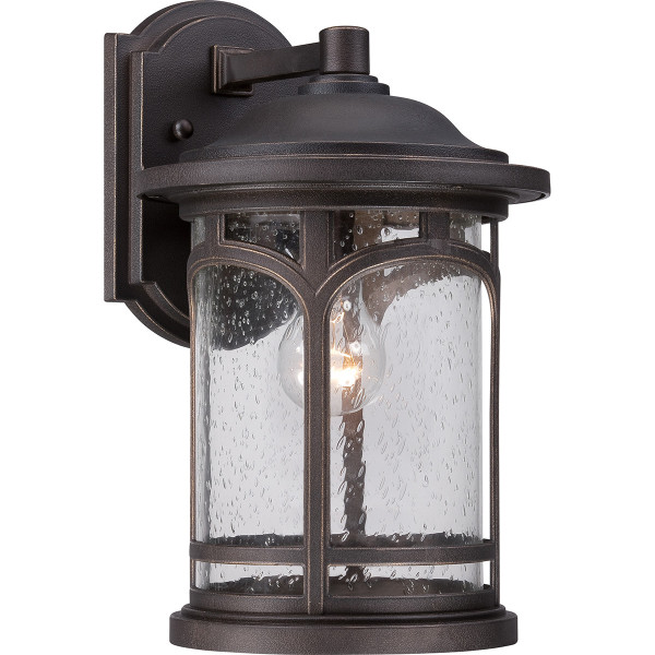 Kinkiet zewnętrzny brąz palladiański Marblehead 1xE27x60W IP44 Quoizel 824277