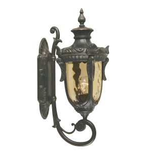Kinkiet zewnętrzny brązowo-bursztynowy Philadelphia 1xE27x60W IP44 Elstead 895913 Kinkiet zewnętrzny brązowo-bursztynowy Philadelphia 1xE27x60W IP44 Elstead 895913