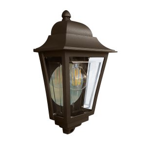 Kinkiet zewnętrzny brązowo-przezroczysty DECO LANE 1xE27x60W IP44 Elstead 897066 Kinkiet zewnętrzny brązowo-przezroczysty DECO LANE 1xE27x60W IP44 Elstead 897066