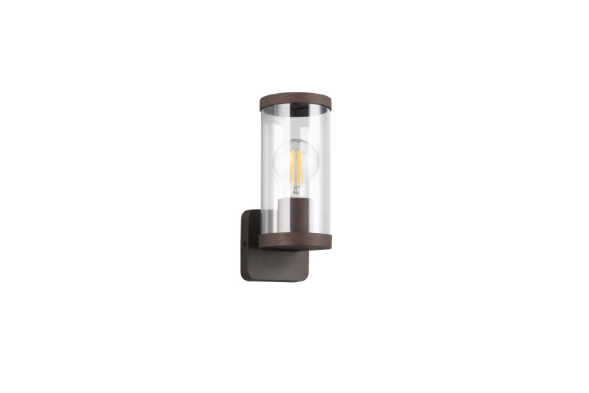 Kinkiet zewnętrzny brązowo-rdzawy BONITO 1xE27x28W IP44 RL 895872
