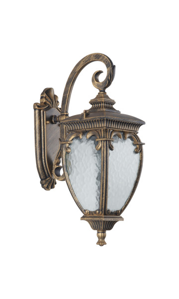 Kinkiet zewnętrzny brązowo-transparentny FLEUR 1xE27x60W IP44 Maytoni 1017111