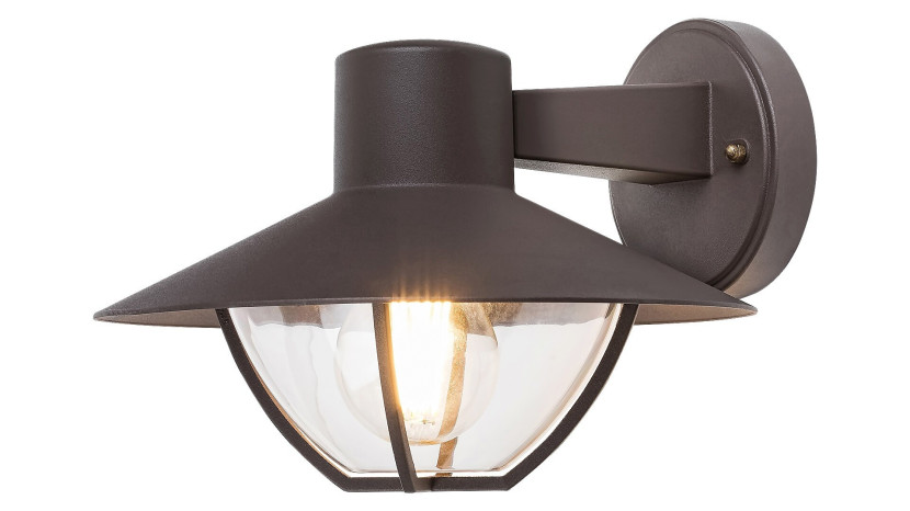 Kinkiet zewnętrzny brązowy Almada 1xE27x10W IP44 Rabalux 894940