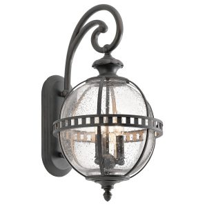 Kinkiet zewnętrzny brązowy Halleron 3xE14x40W IP44 Kichler 897809 Kinkiet zewnętrzny brązowy Halleron 3xE14x40W IP44 Kichler 897809