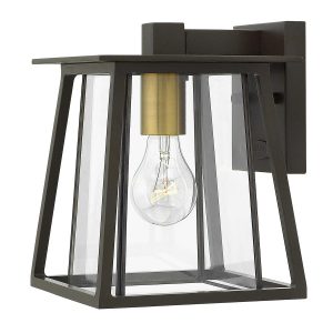Kinkiet zewnętrzny brązowy-stary mosiądz Walker 1xE27x60W IP44 Hinkley 824279 Kinkiet zewnętrzny brązowy-stary mosiądz Walker 1xE27x60W IP44 Hinkley 824279