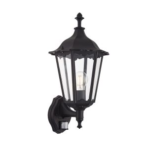 Kinkiet zewnętrzny BURFORD czarny matowy-przezroczysty 1xE27x60W Endon 1016640 Kinkiet zewnętrzny BURFORD czarny matowy-przezroczysty 1xE27x60W Endon 1016640