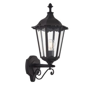 Kinkiet zewnętrzny BURFORD czarny matowy-przezroczysty 1xE27x60W Endon 1016475 Kinkiet zewnętrzny BURFORD czarny matowy-przezroczysty 1xE27x60W Endon 1016475