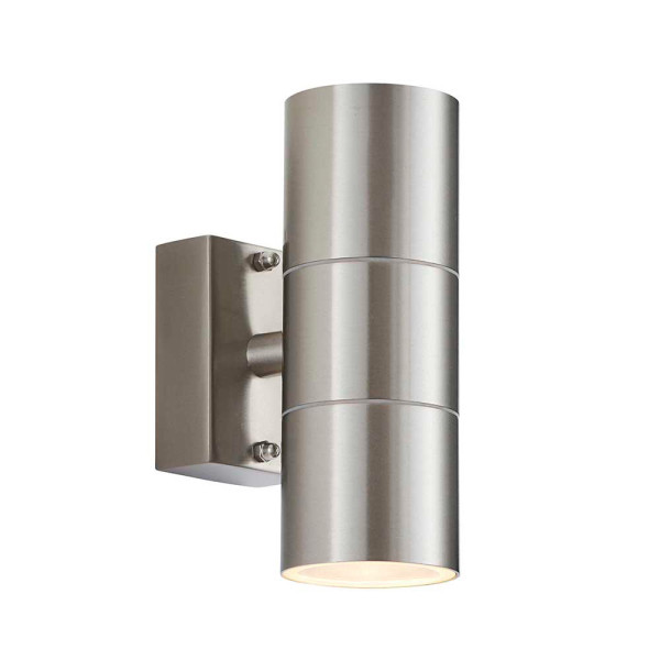 Kinkiet zewnętrzny CANON tuba góra dół chromowany-srebrny 2xGU10x35W Endon 1016689