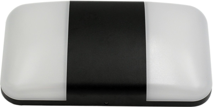 Kinkiet zewnętrzny Carina czarno-biały LED 2x14W 840lm IP54 IdeaLED 898920