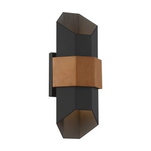 Kinkiet zewnętrzny Chasm matowa czerń LED 2×5.5W 500lm IP44 Quoizel 896253 Kinkiet zewnętrzny Chasm matowa czerń LED 2×5.5W 500lm IP44 Quoizel 896253
