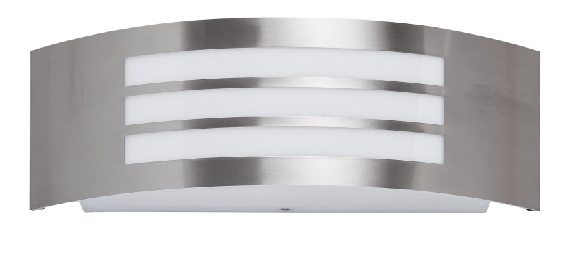 Kinkiet zewnętrzny chrom satynowany-biały Roma 1xE27x14W IP44 Rabalux 898840