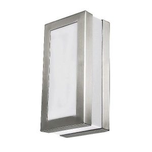 Kinkiet zewnętrzny chrom satynowany-biały Stuttgart 1xE27x14W IP44 Rabalux 961286 Kinkiet zewnętrzny chrom satynowany-biały Stuttgart 1xE27x14W IP44 Rabalux 961286