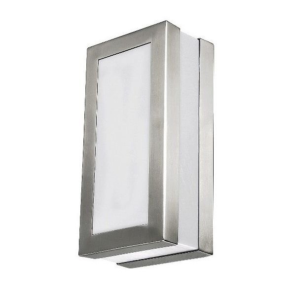 Kinkiet zewnętrzny chrom satynowany-biały Stuttgart 1xE27x14W IP44 Rabalux 961286