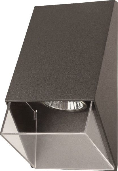 Kinkiet zewnętrzny ciemnoszary Oli 1xGU10x35W IP54 SU-MA 1017017