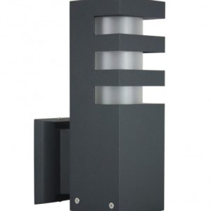 Kinkiet zewnętrzny ciemnoszary RADO 1xE27x18W IP54 SU-MA 897087