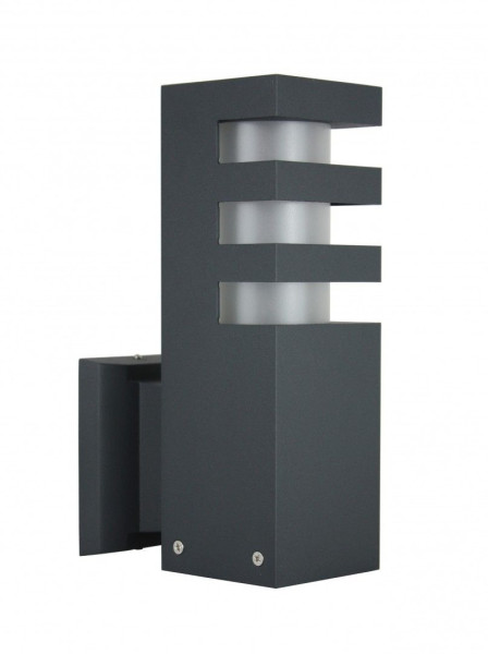 Kinkiet zewnętrzny ciemnoszary RADO 1xE27x18W IP54 SU-MA 897087